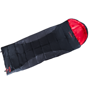 Loap Salmo sleeping bag black/gray left