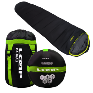 Sleeping bag Loap Dauhali V25N black/green right