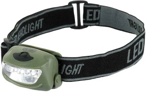 Latarka czołowa M-Tac 4+1 LED olive