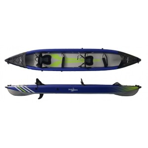Kajak scorpio ds 473 new zestaw blue-lime