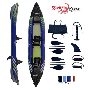 Kajak scorpio hybrid II new zestaw